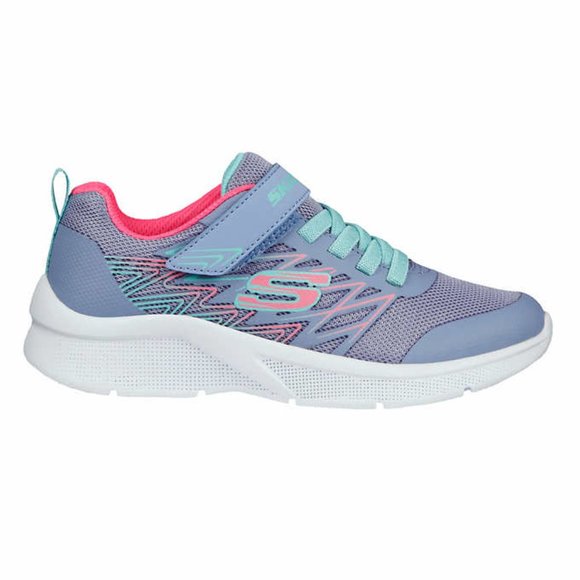 Skechers Kids' Girls Bungee Running Shoe - Picture 2 of 4